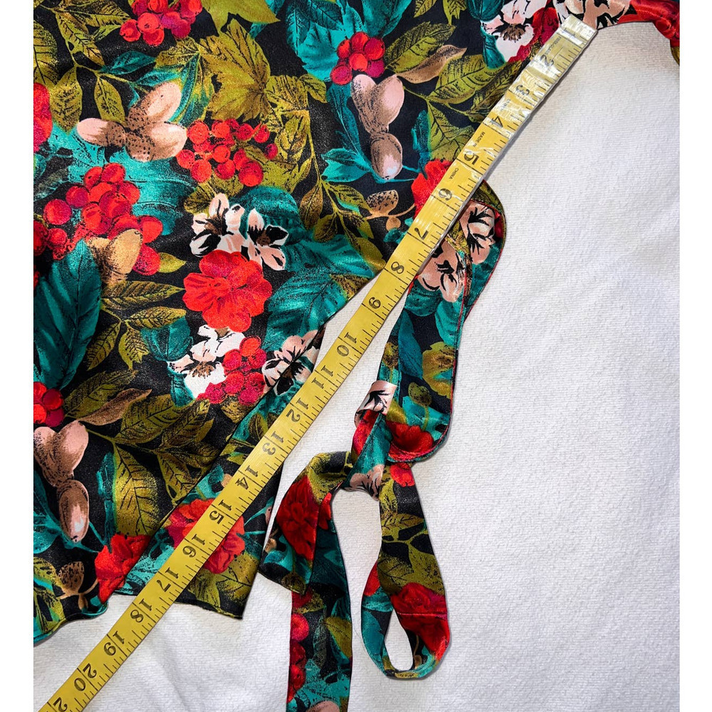 Floral Women's Robe - Multicolor - Picture 13 of 16